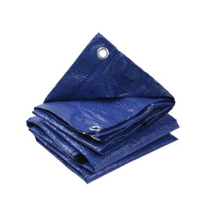 High Quality Blue Double Sided Waterproof Tarpaulin Laminated Textile Wear-resistant