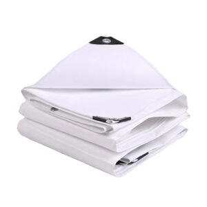 Double White-Polyethylene Tarpaulin Waterproof Shelter No Penetration Outdoor Cover Indoor Goods Cover Cover Moisture